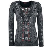 Spiral - Gothess Wrap - Allover Baggy Top Black - XL
