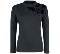 Spiral Gothic Elegance Long-sleeved Top black XL