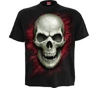Spiral - Gothic Runes - Glow in The Dark - Front Print T-Shirt Black - S