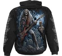 Spiral - GRIM ROCKER (Unisex Black Hoodies) Ex Ex Large