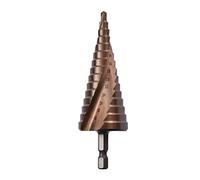 Spiral Grooved Step Drill Bit, M35 High-Speed Steel 4-20mm 4-32mm Cobalt-containing Spiral Pagoda Drill, Drill and Enlarge Hole for Wood Metal Stainless Steel (4-32mm)