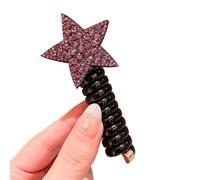 spiral hair bands 1pair Adult Telephone Cable Ring Cute Hair Ring Large Frosted Adult Hair Tie Head Ring Children's Telephone Hephone Cable(233)