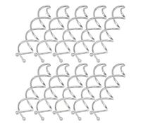 Spiral Hair Pins with Round Tips, Non-Scratch Twist Spin Pins, Gentle Hold for Updos and Twists, Easy to Use Screw-in Hair Clips, Secure Style for Fine and Thick Hair (Sliver)