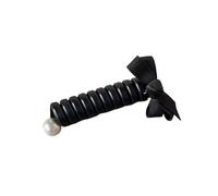 Spiral Hair Tie 1pair Female High Ponytail Bubble Braid Hair Rope Sense Tie Headrope Bow Telephone Cable Loop Headwear(4)