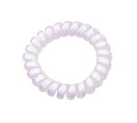 Spiral Hair Ties 5Pcs Color Luminous Telephone Line Hair Ring Rubber Band Soft For Women Ponytail Accessories Headwear Female Scrunchie(Light pink)
