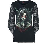 Spiral Hallow's Eve Long-sleeve Shirt black L