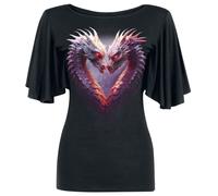 Spiral Heart Of Dragon T-Shirt black XL