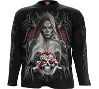 HIGH PRIESTESS - Longsleeve T-Shirt Black Spiral Black M