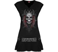 Spiral - High Priestess - Stud Waist Mini Dress Black