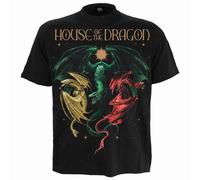 Spiral HOD 2 - TRI DRAGONS - Front Print T-Shirt Black | Size: XL Spiral Black XL