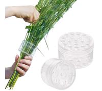 Spiral Ikebana Stem Holder, Flower Frog, 2024 Spiral Stem Holder for Flowers, Set of 2 Bouquet Twister Hanataba Flower Arrangement Holder, DIY Floral Art Accessory (Transparent, S+L)