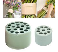 Spiral Ikebana Stem Holder - Spiral Stem Holder for Flowers, Reusable for Vase DIY Bouquet Twister Flower Arrangement Holder Floral Grid - Spiral Stem Holder for Vase Decor (Green, S+L)