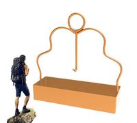 Spiral Incense Stick Holder, Metal Spiral Holder with Handle, Ash Catcher, Fireproof Suspension with Handle and Vertical Stand Holder as Decoration for Home and Hiking