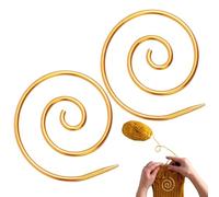 Spiral Knitting Notions - Spiral Knitting Notions | Spiral Crochet Notions, 2pcs Crochet & Stitching Spiral Rings Sewing Accessories, Metal Crochet and Handmade Crafts Accessories
