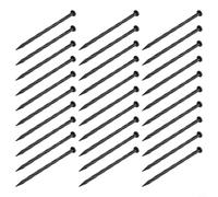 Spiral Landscape Edging Stakes 30 Pack, Plastic Nylon Nails for Holding Garden Borders, Patio Decorations, and Tent Anchors Securely in Diverse Soils