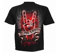 Spiral Mens M101 T-Shirts, Black, 3XL UK