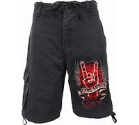 Spiral - Live Loud - Vintage Cargo Shorts Black - S