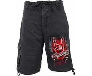 Spiral - Live Loud - Vintage Cargo Shorts Black - S