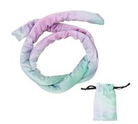 Spiral Lock Hair Bands, Spiral Lock Hair Tie, Dreadlocks Hair Tie, Iron Wire Ponytail Holder, for Thick Long Curly Hair, Black