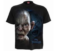 Spiral LOTR - GOLLUM - MY PRECIOUSSS - Front Print T-Shirt Black | Size: 2XL Spiral Black 2XL