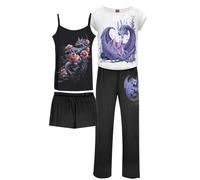 Spiral Maternal Instincts - Gothic Pyjama Set (4pcs) Pyjama black white XXL