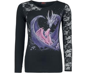 Spiral Maternal Instincts Long-sleeve Shirt black L