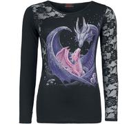 Spiral Maternal Instincts Long-sleeved Top black XXL
