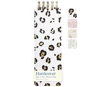 Spiral Memo Pad Leopard Glitz