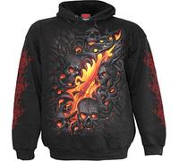 Spiral - Men - SKULL LAVA - Hoody Black - Large
