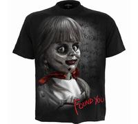 Spiral Men's ANNABELLE - FOUND YOU - T-Shirt Black | Size: 2XL Spiral Black 2XL