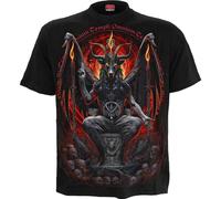 Spiral Men's BAPHOMET - T-Shirt Black | Size: 4XL Spiral Black 4XL