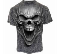 Spiral - Beast Within - Acid Wash T-Shirt - 3XL Black