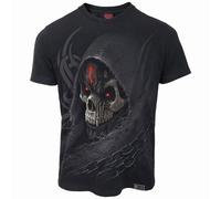 Spiral Men's DARK DEATH - Organic T-Shirt in Black | Size: Medium Spiral Black M
