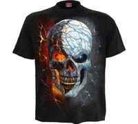 DIVIDED SOUL - T-Shirt Black Spiral Black S