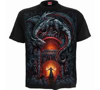Spiral Men's DRAGON'S LAIR - T-Shirt Black | Size: 2XL Spiral Black 2XL