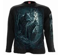 Spiral - Forest Guardians - Longsleeve T-Shirt Black - XXL
