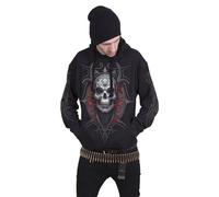 Spiral Men's High Priestess Back & Sleeve Print Hoodie in Black | Size: Medium Spiral Black M