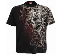 Spiral Mens M105 T-Shirts, Black, S UK