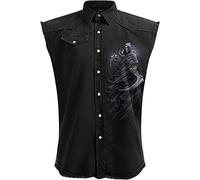 Spiral Mens M602 - Workshirts Button Down Shirt, Black, M UK