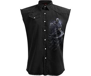 Spiral Mens M602 - Workshirts Button Down Shirt, Black, M UK