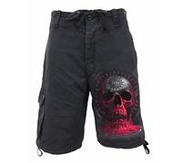 Spiral Mens M701 - Cargo Shorts, Black, M UK
