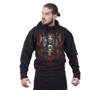 Spiral Men's Revelation Back & Sleeve Print Hoodie in Black | Size: Medium Spiral Black M