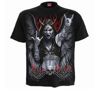 Spiral Men's ROCK LOUD - T-Shirt Black | Size: Small Spiral Black S