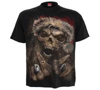 Spiral Men's ROCK SANTA - T-Shirt Black | Size: 2XL Spiral Black 2XL