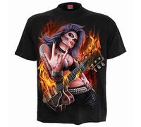 Spiral Men's Rocking The Dead T-Shirt in Black | Size: Large Spiral Black L