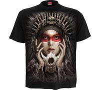 Spiral Men's CRY OF THE WOLF - T-Shirt Black | Size: Small Spiral Black S