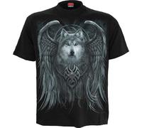 WOLF SPIRIT - T-Shirt Black Spiral Black S