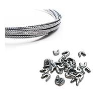 Spiral Metal Boning - 10 Yards, 1/4" + 24 Tips