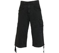 Spiral - Metal Streetwear - Vintage Cargo Long Shorts Blk - XL
