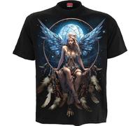 Spiral - MOON FAIRY (Unisex Black Short Sleeve T-Shirts) Ex Ex Large
